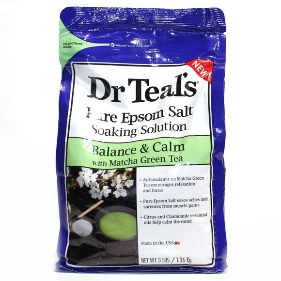 Dr. Teal's Bath Dr Teals Epsom Salt Matcha Green Tea Bath Soaking